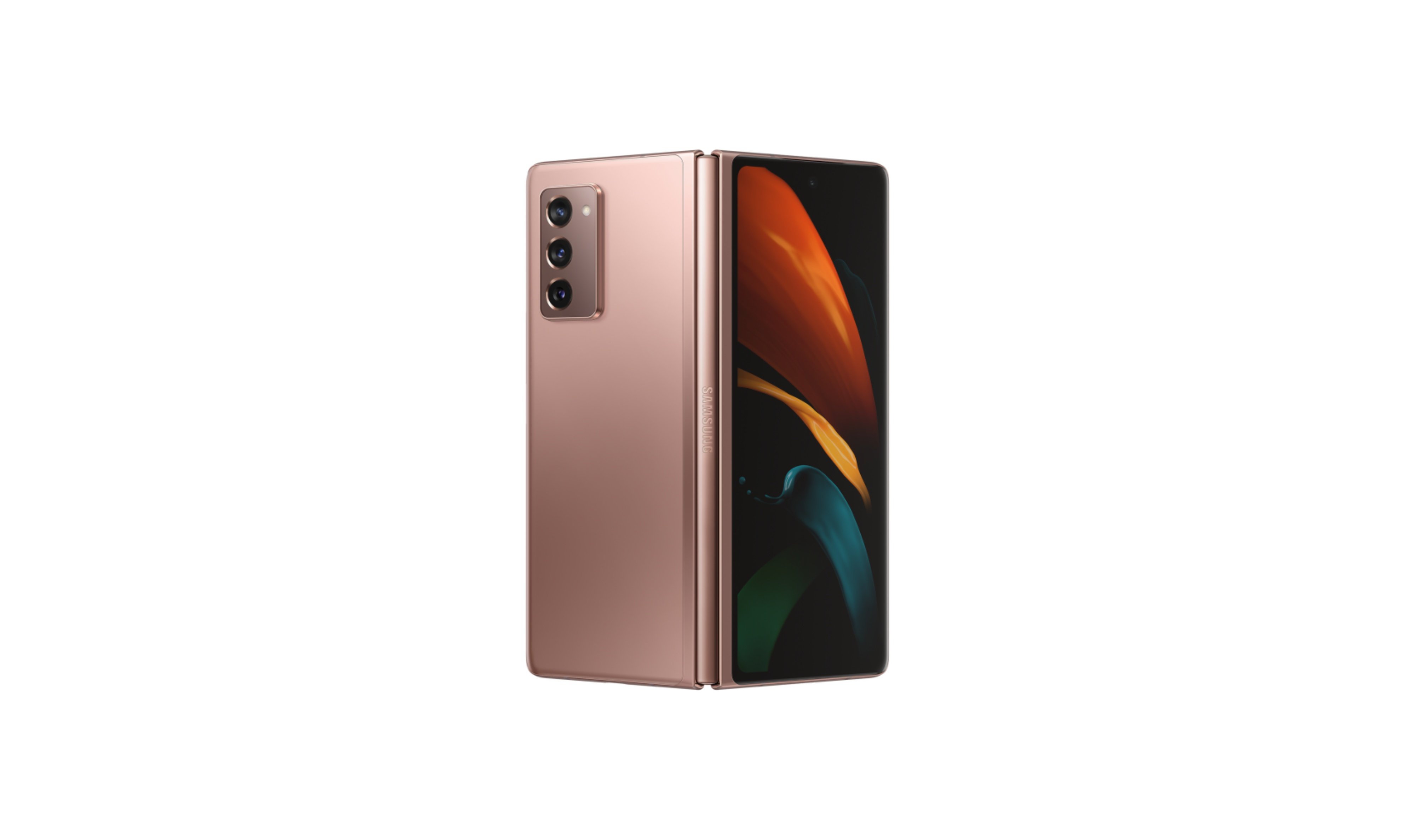 Samsung Galaxy Z Fold 2 Mystic Bronze Delantero Atrás