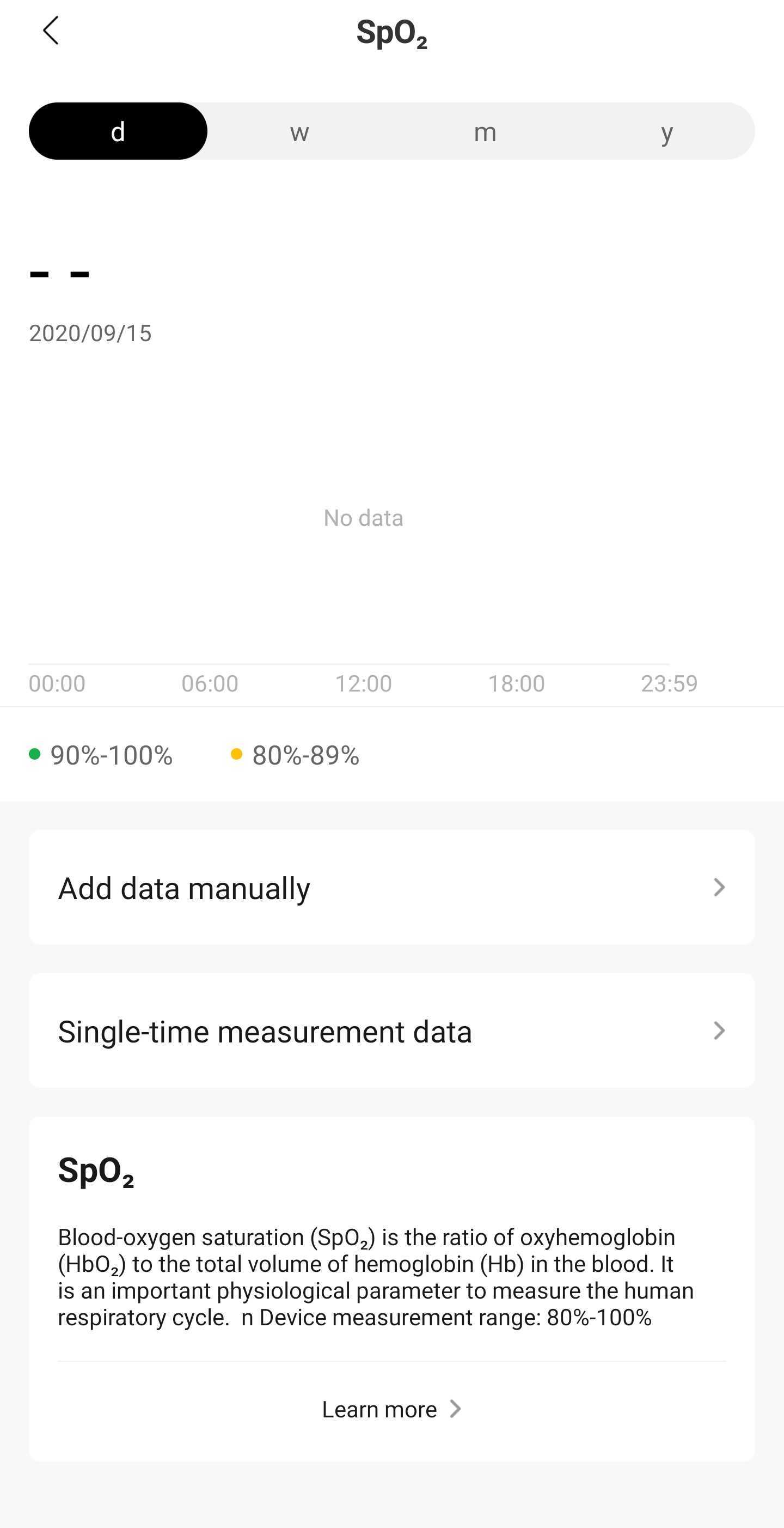 Amazfit Zepp SpO2 monitor