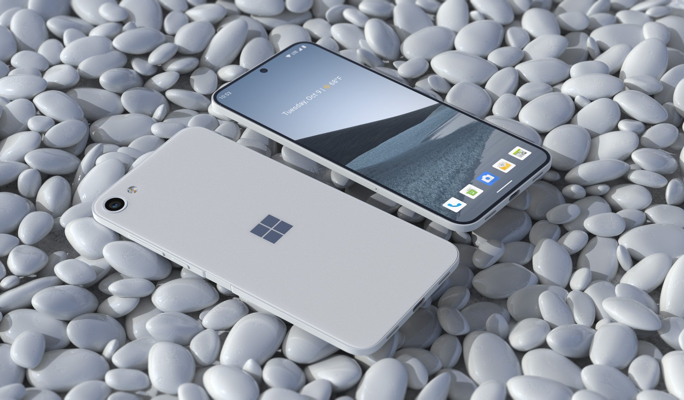 Microsoft Surface Solo concept render showcases the smartphone design