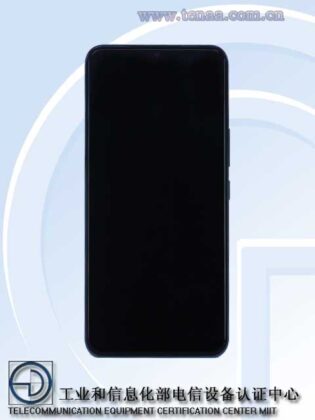 Unknown vivo V2031A Smartphone Front TENAA