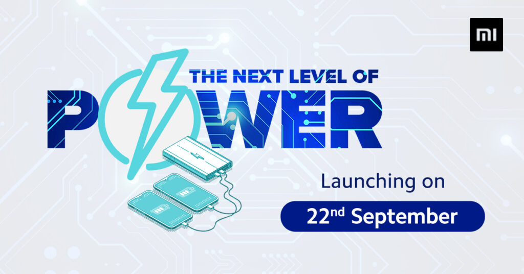 Xiaomi Mi Powerbank 3 Launch Teaser India
