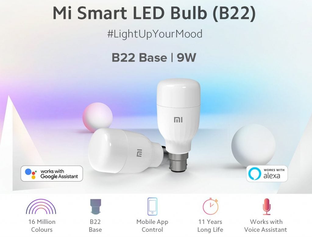 mi led smart bulb alexa