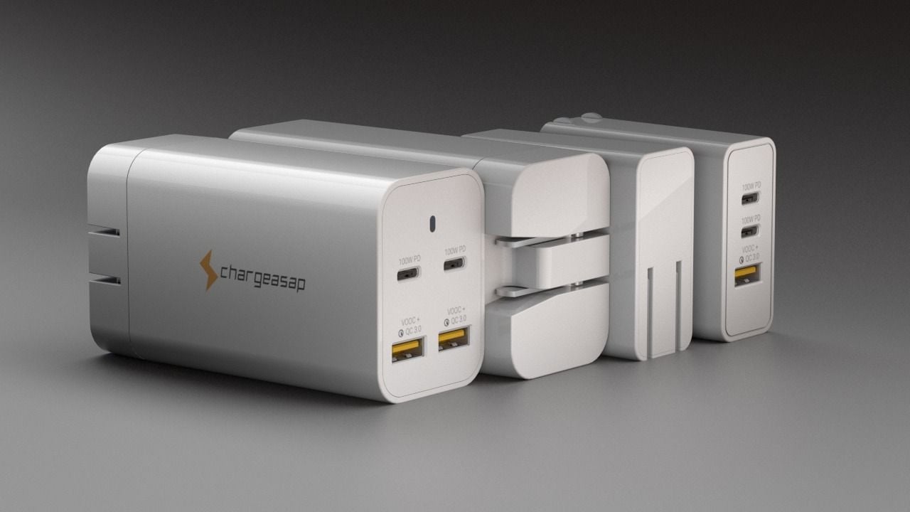 Chargeasap's Omega is the World's smallest 200W GaN USB-C Charger