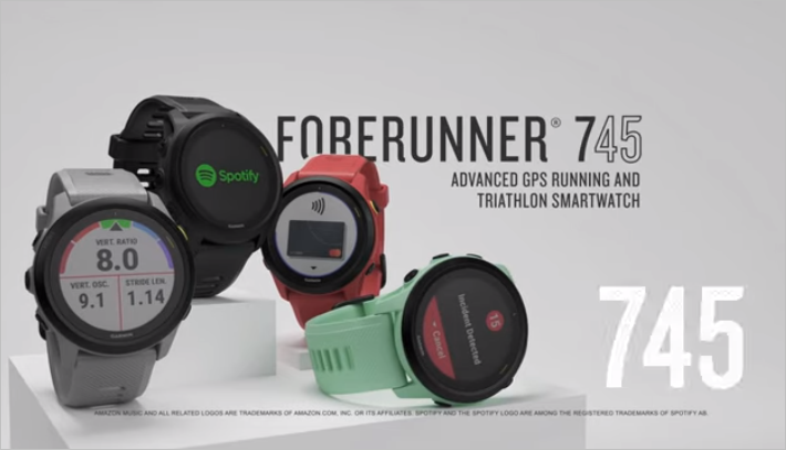 Garmin Forerunner 745 with GPS, NFC & several high-end features