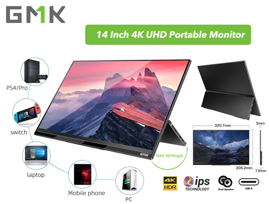 gmk nucbox monitor new 14-inch