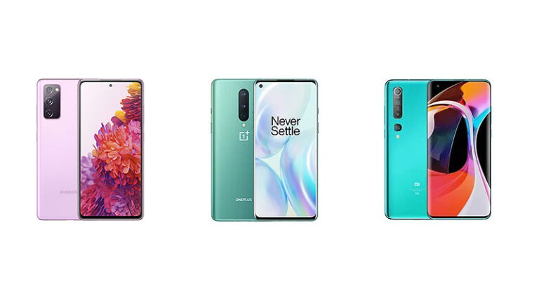 mi 10 vs s20 fe 5g