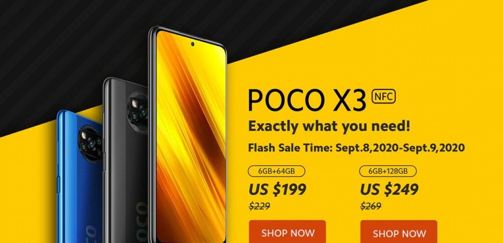 POCO X3 flash sale to commence on Xiaomi official store at AliExpress - Gizmochina