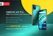 UMIDIGI launches A9 Pro budget smartphone with Body Temperature sensor for $119.99, Giveaway details inside