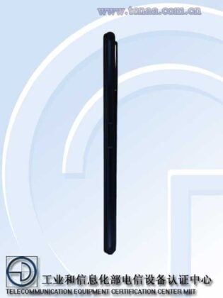 TENAA: vivo V2034A is a budget smartphone with HD+ AMOLED display 8 vivo V2034A Right TENAA