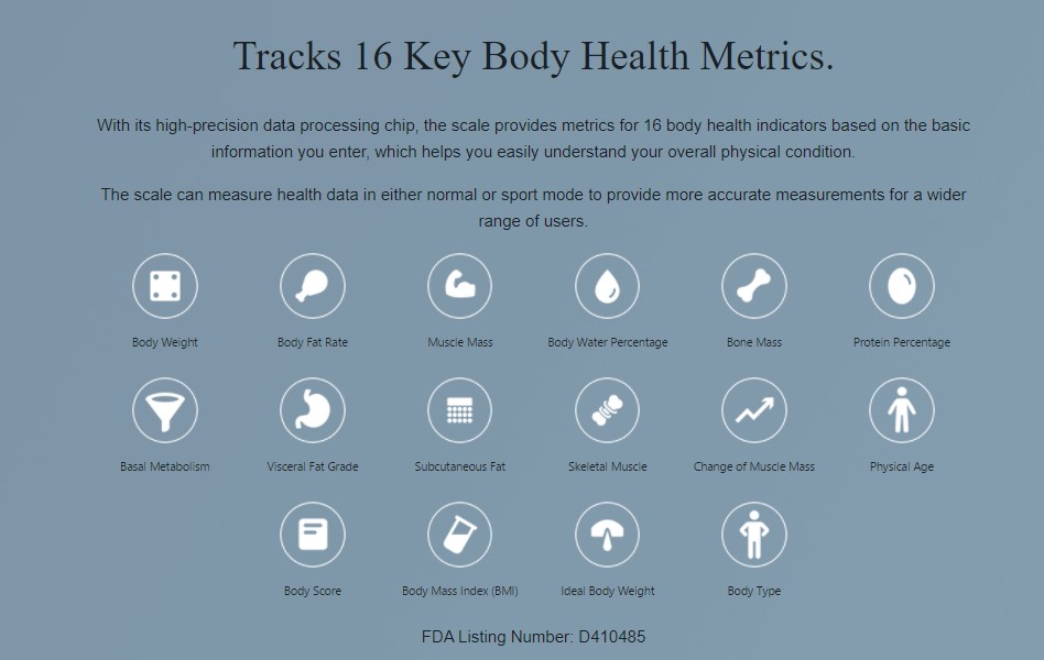 Amazfit Smart Scale product page is live supports up to 16 body health metrics Gizmochina