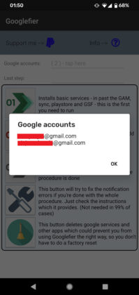 Googlefier GMS Installer App for HUAWEI HONOR 03