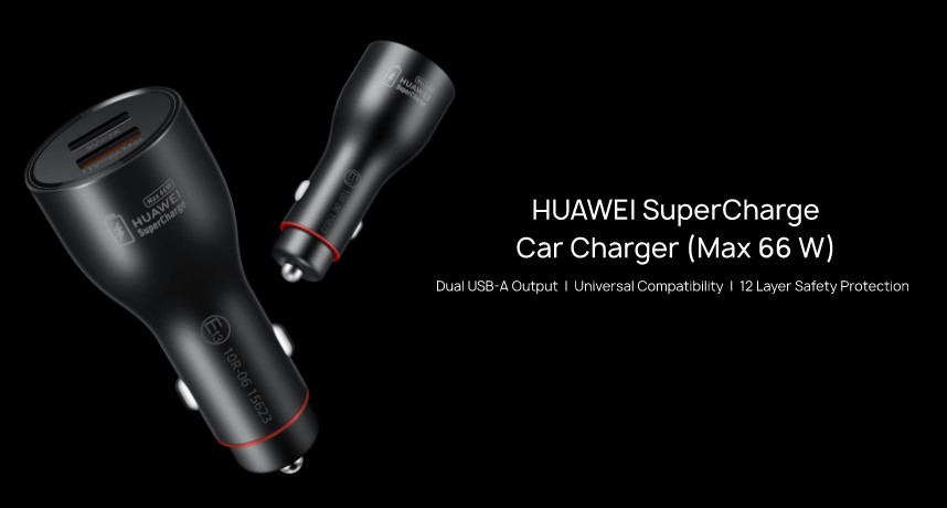 Cargador de coche HUAWEI SuperCharge incluido