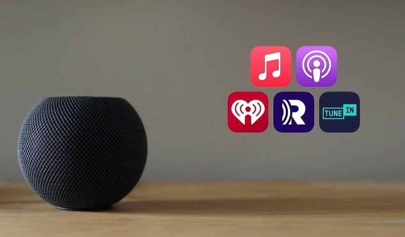 HomePod Mini streaming services