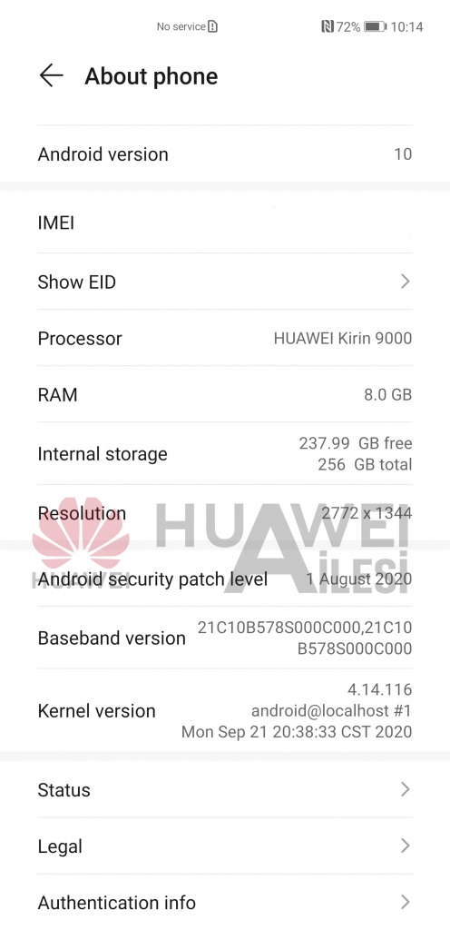 Huawei Mate 40 Pro UI Leak