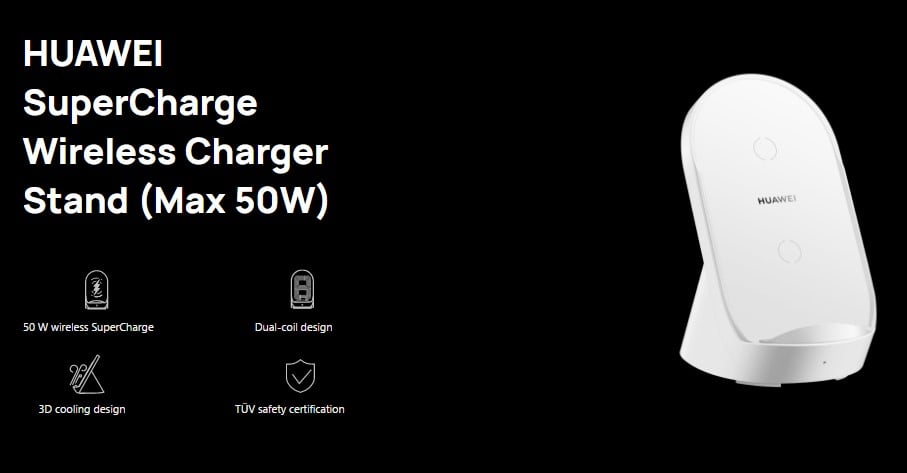Soporte de cargador inalámbrico Huawei SuperCharge (50 W)