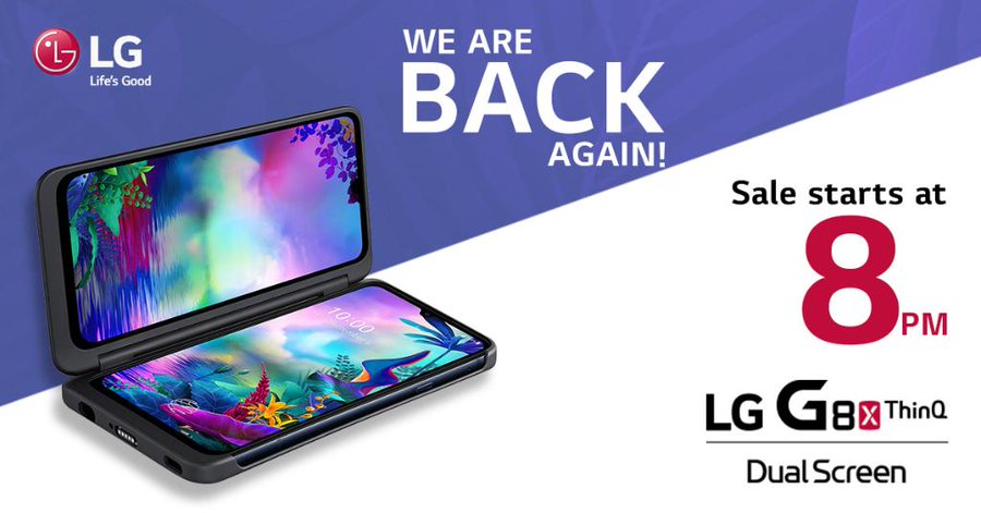 Lg G8x Thinq Flipkart Big Billion Days Sale Over 1 75 Lakh Units Sold In 12 Hours Gizmochina