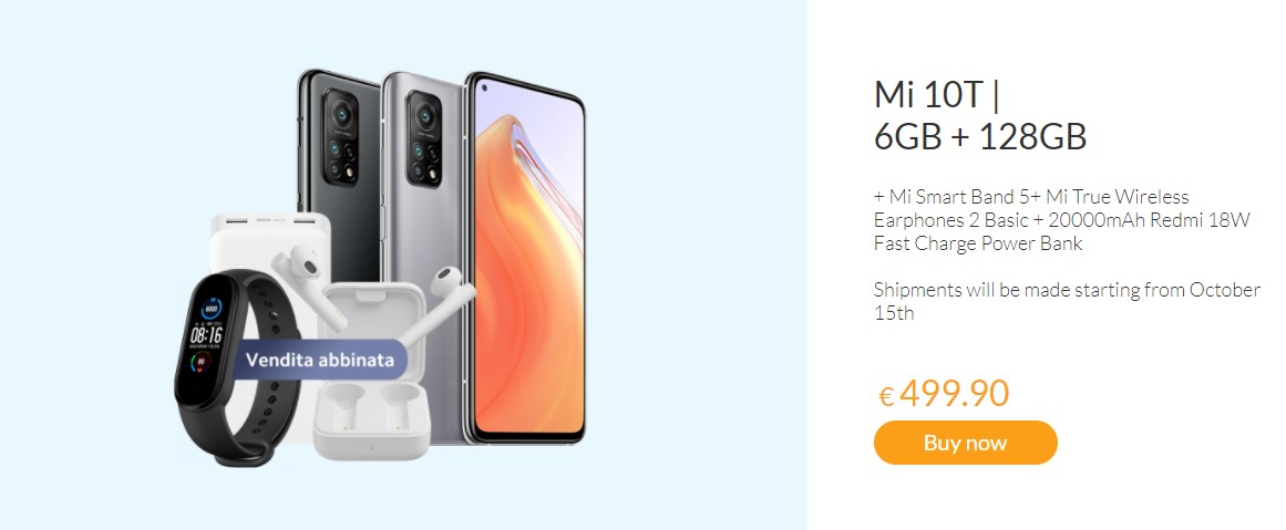 Mi 10T Bundle
