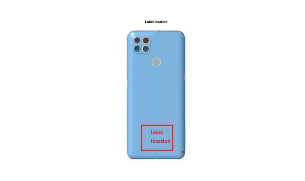 Motorola XT2091 Rear Design FCC