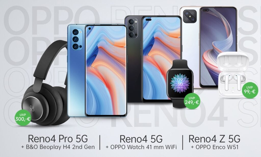 OPPO Reno 4 Pro Z 5G Europe Launch Offers Freebies