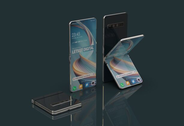 OPPO Utility Patent - Clamshell Foldable Smartphone Hinge 03