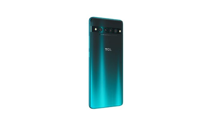 TCL 10 Pro Forest Mist Green Rear