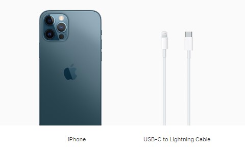 New iPhones will ship with a USB-C to Lightning Cable