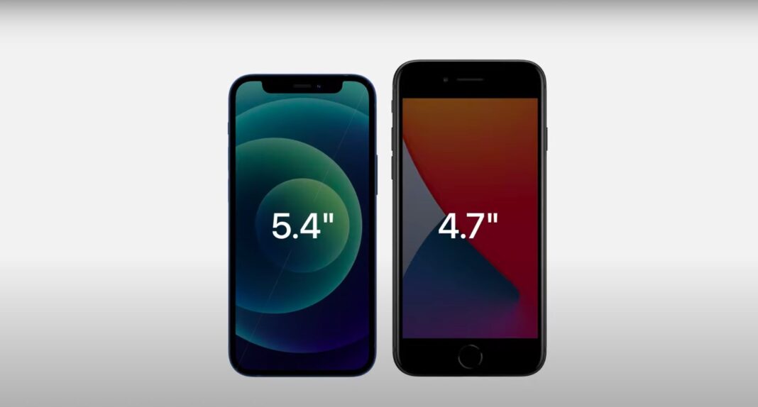 ip 12 mini vs se 2020