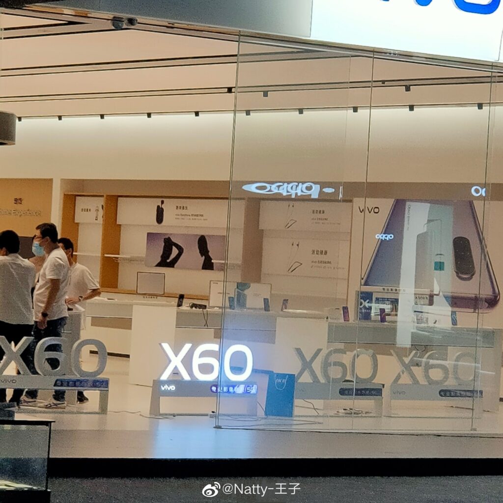 vivo X60 Series Retail Store Advertising Stands