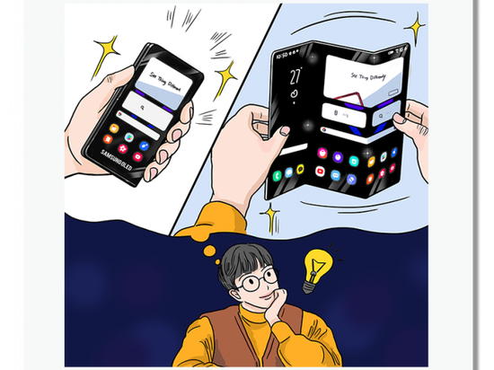 Samsung teases future foldable devices with triple folds and rollable displays - gizmochina