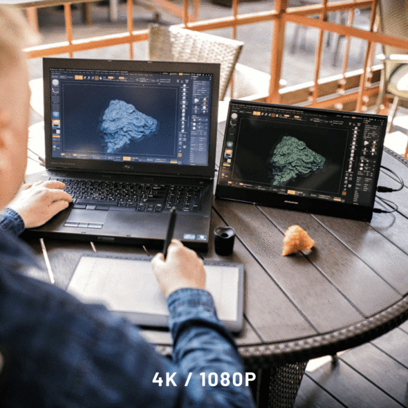 DLab Portable Monitor by Desklab is a Charger, Speaker, and Much More 6
