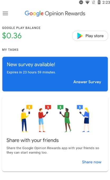 Google Opinion Rewards