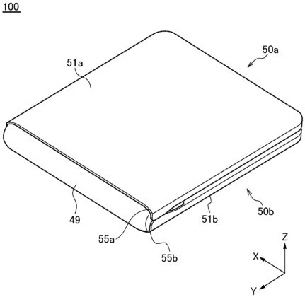 Huawei Complex Hinge Design Patent Crease-Free Foldable Smartphone 03