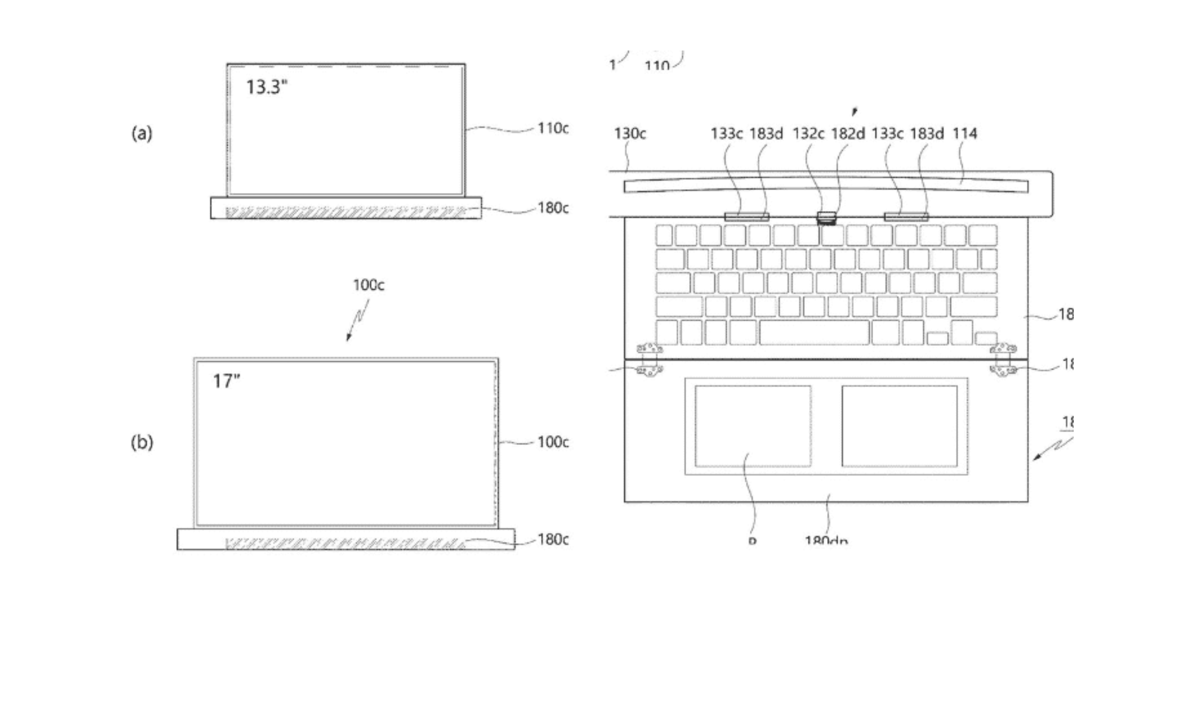 LG Rollable Laptop Design Patent Featured