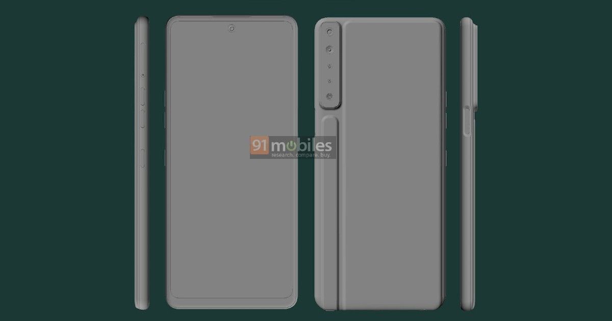 LG Stylo 7 CAD Renders