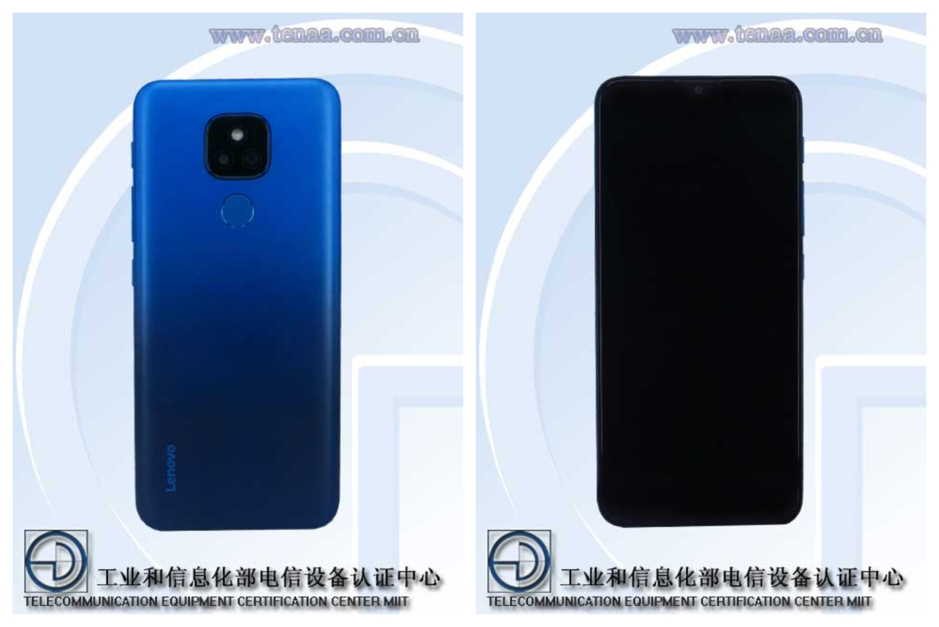 Lenovo XT2081-4 TENAA Lemon Rebranded Moto E7 Plus