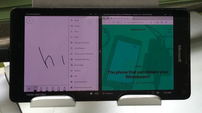 Lumia 950 XL çalışan Surface Hub OS