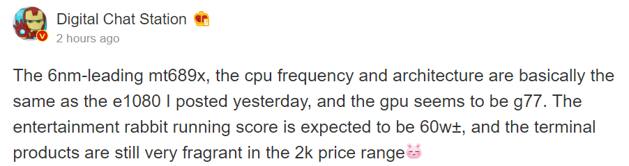 MediaTek MT689X