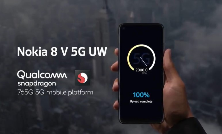 Nokia 8 V 5G UW processor