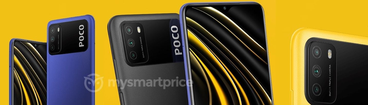 POCO M3 renders 