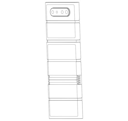 Patent 2 OPPO Multi-Fold Foldable Smartphone Design with Block Structure 04