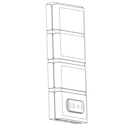 Patent 4 OPPO Multi-Fold Foldable Smartphone Design with Block Structure 01