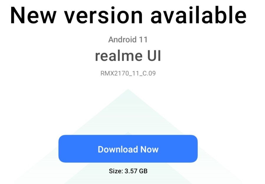 Realme 7 Pro realme UI 2.0 update