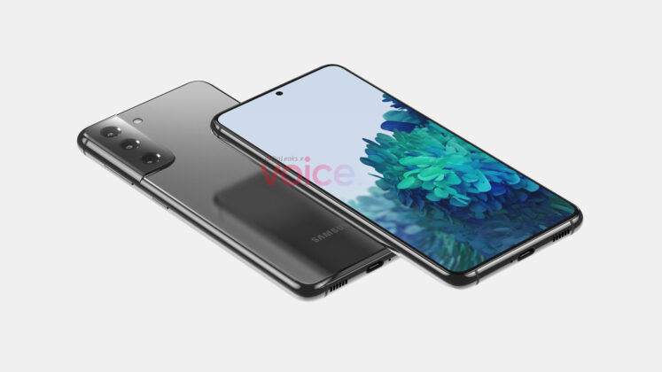 Samsung Galaxy S21 3D CAD Render by OnLeaks