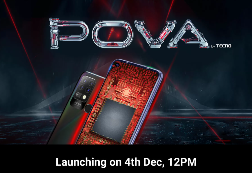 Tecno Pova December 4 India launch date