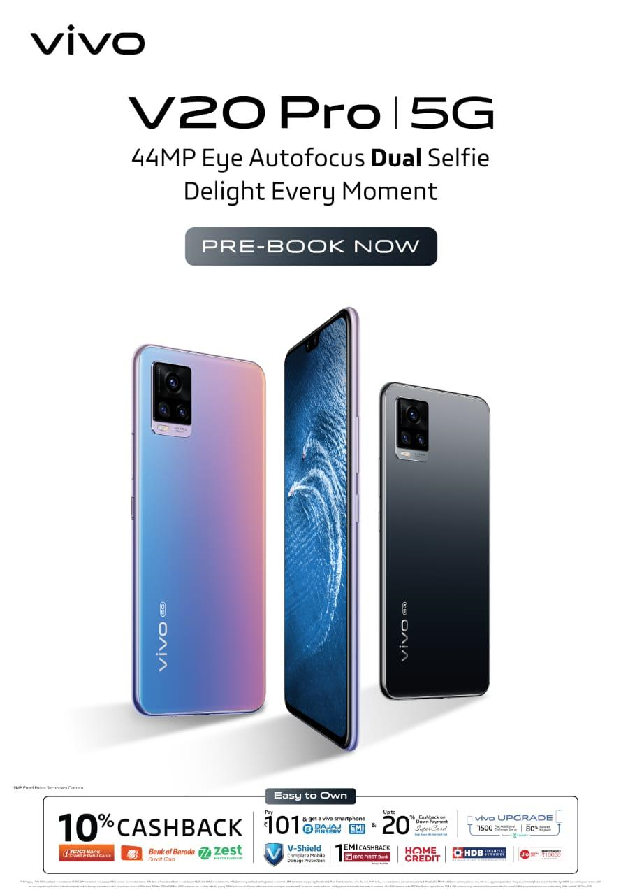 Vivo V20 pro pre-order offers