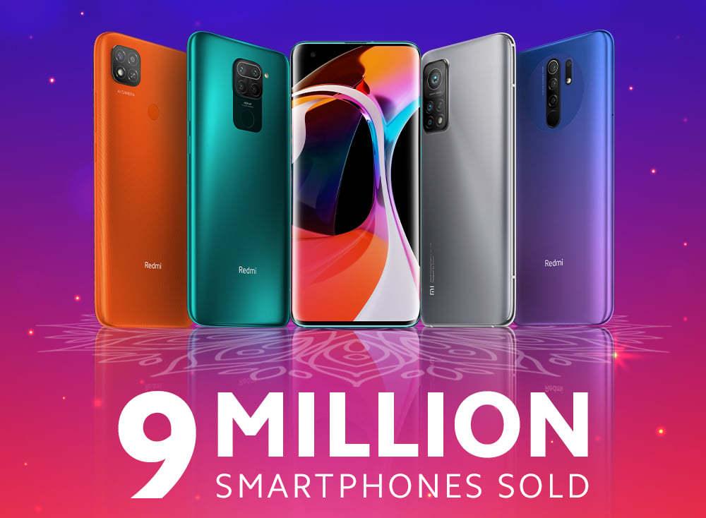 Xiaomi India Diwali Festive Season 2020 9 Million Smartphone Sales