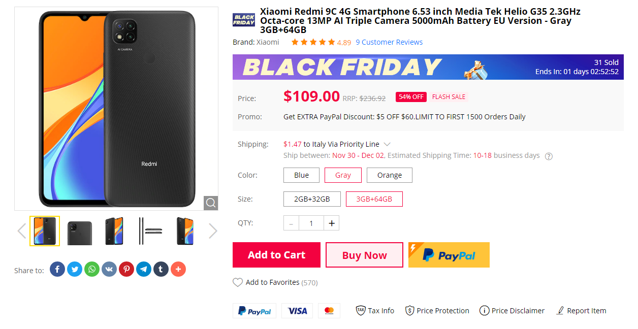 Xiaomi POCO X3 Xiaomi POCO X3 Black Friday