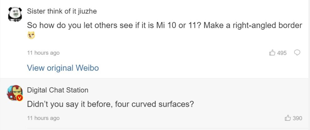 Xiaomi Mi 11 could feature a four-sided curved display with a punch-hole at the top left 5