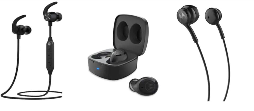 Motorola launches Vervebuds 100 TWS, Ververap 105, and Verveloop 105 Bluetooth Earphones in 