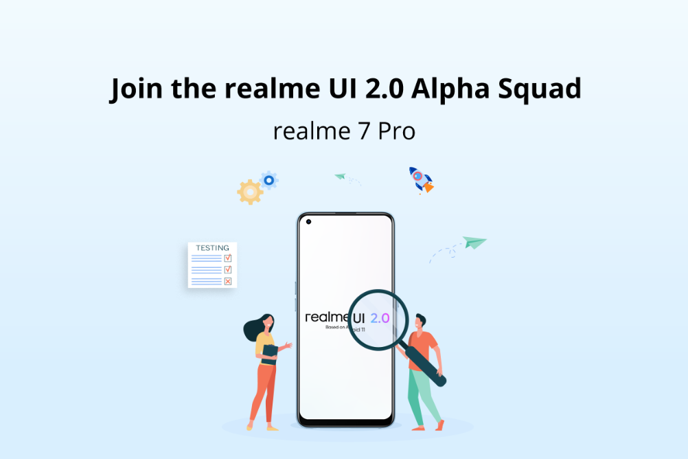 realme 7 Pro realme UI 2.0 Alpha Squad